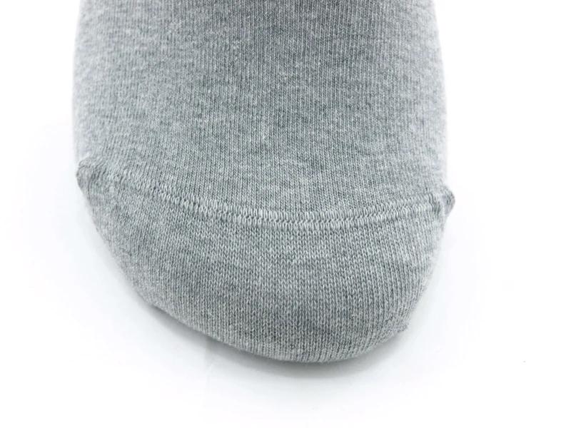 1 Paar Bio-Baumwolle Socken Rollrand grau