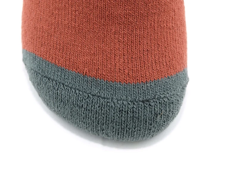 1 Paar Mega Thermosocken grau/braun
