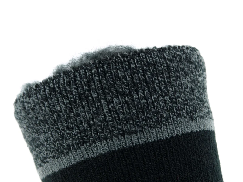 1 Paar Mega Thermosocken grau/braun