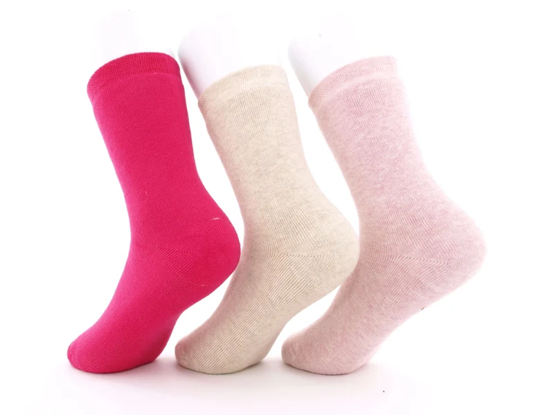 3 Paar Bootsocks Kinder rosa