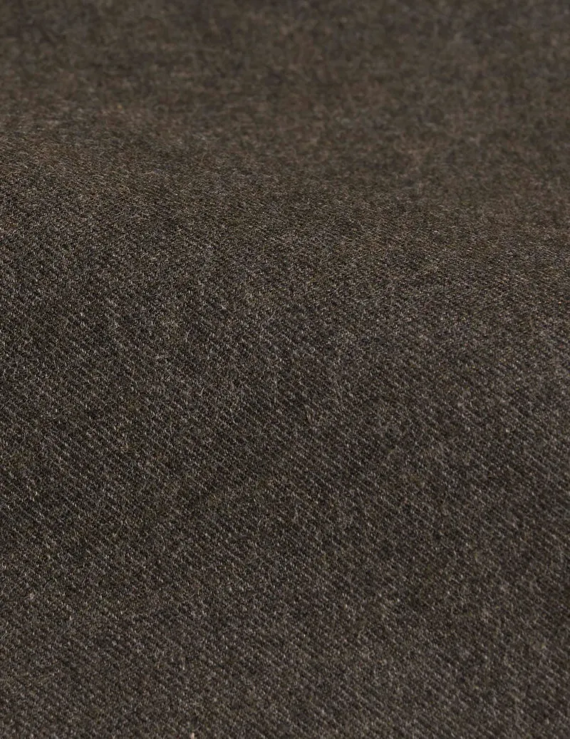 Chemise Mathias en flanelle marron