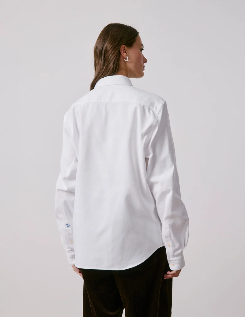 Chemise mixte "Je t'aime" blanche