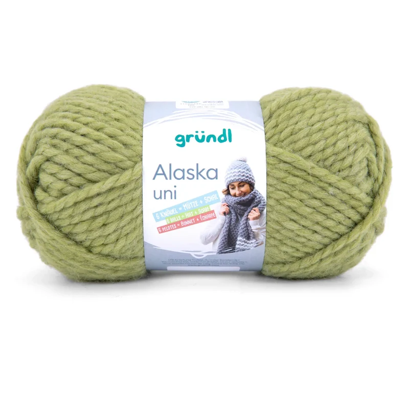 Strickset Mütze, Loop und Fäustlinge