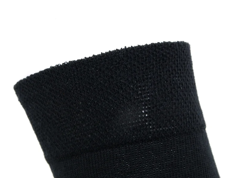 3 Paar 100 % Baumwollsocken schwarz glatt