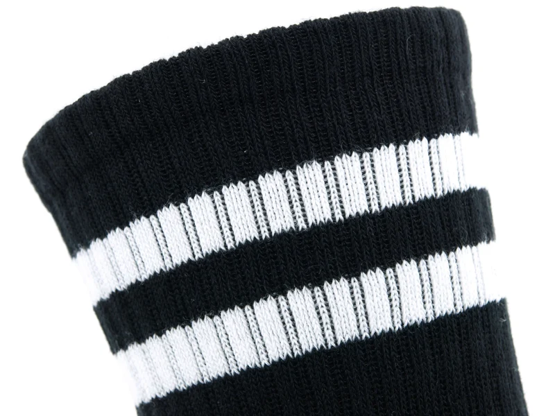 3 Paar Crew Socken schwarz