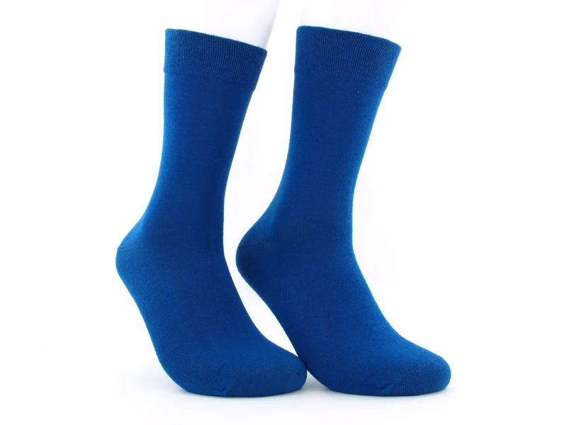 2 Paar bunte Herrensocken ultramarin