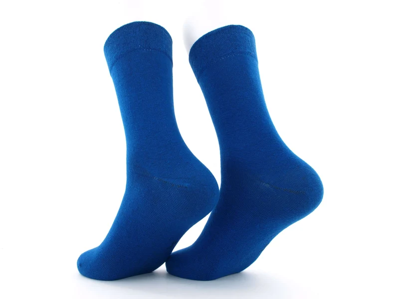 2 Paar bunte Herrensocken ultramarin
