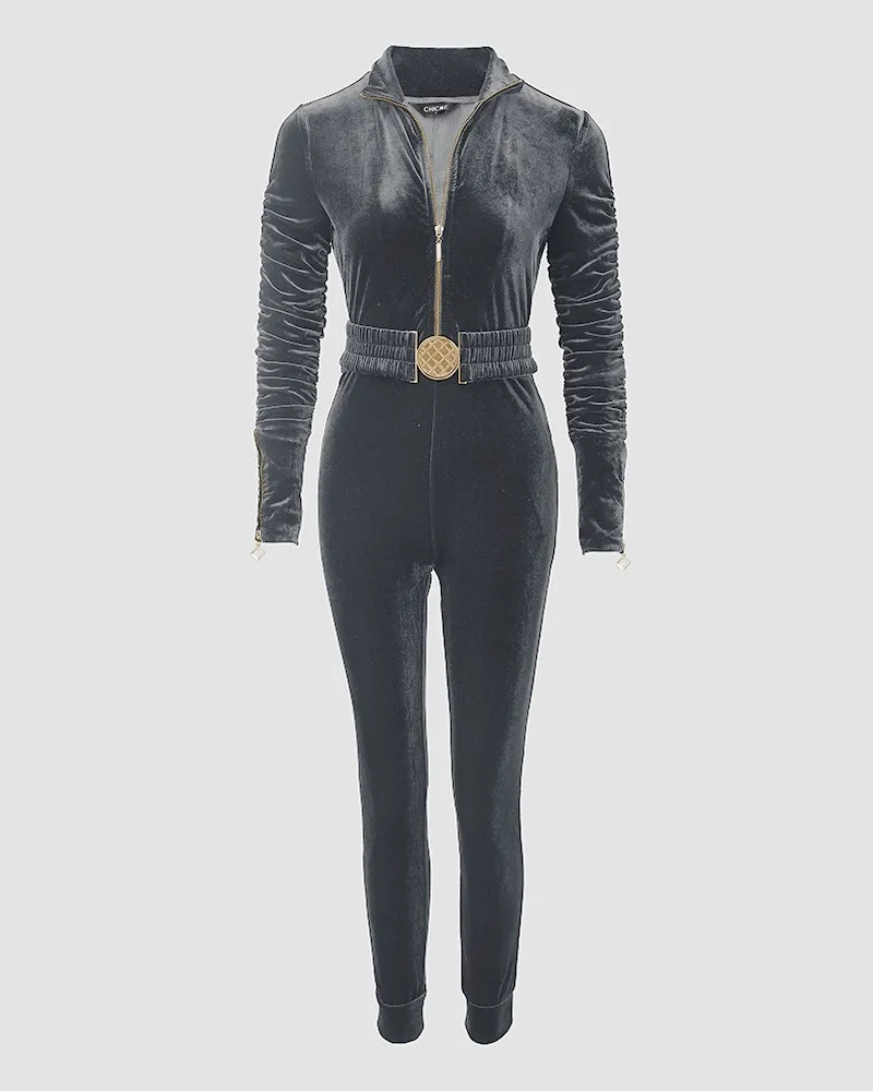Damen Fashion Hose Latzhose Schlaghose Flare Trägerhose Samt Overalls Jumpsuits