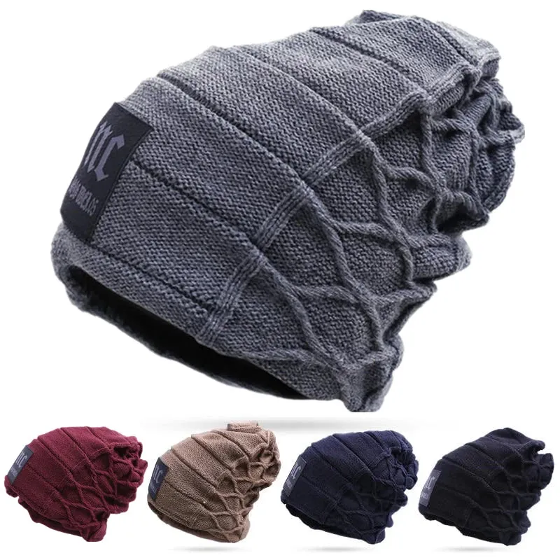 Warme Herren Damen Wintermütze Woll Mütze Fashion Strickmütze Kappe Hut Unisex