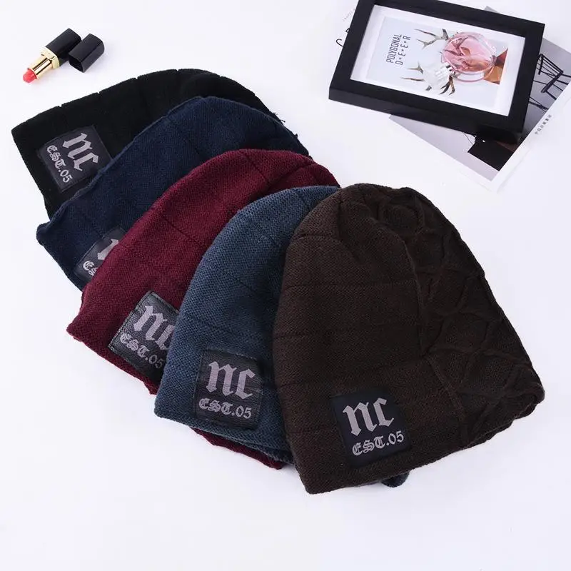Warme Herren Damen Wintermütze Woll Mütze Fashion Strickmütze Kappe Hut Unisex