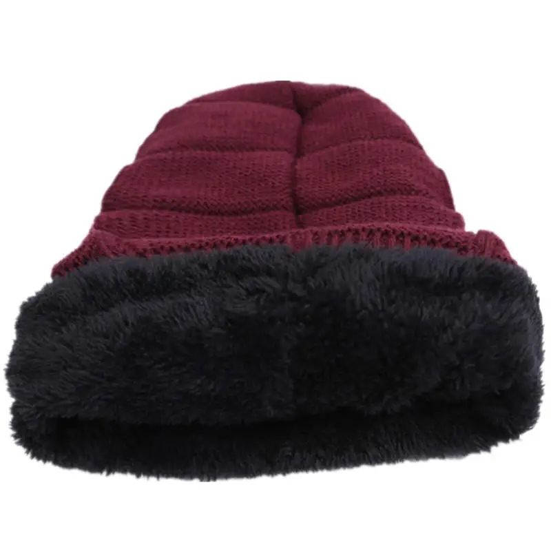 Warme Herren Damen Wintermütze Woll Mütze Fashion Strickmütze Kappe Hut Unisex