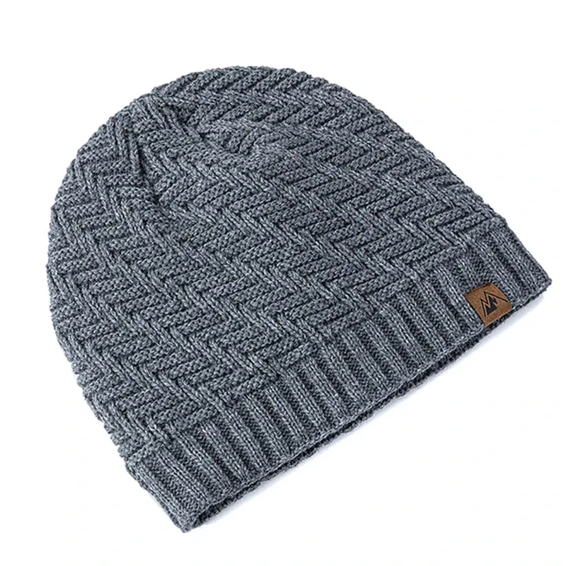 Warme Herren Damen Wintermütze Woll Mütze Fashion Strickmütze Kappe Hut Unisex