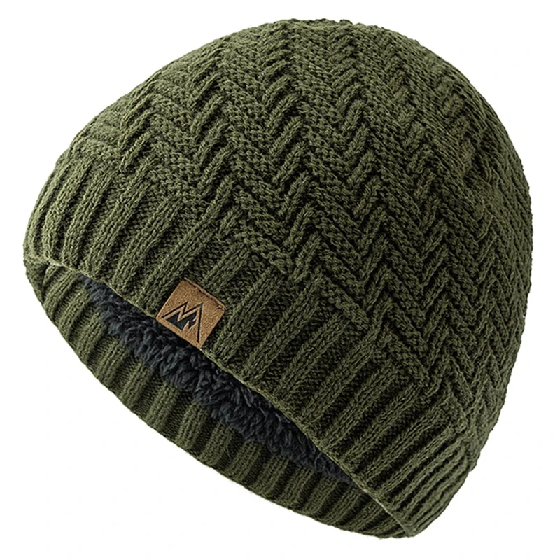 Warme Herren Damen Wintermütze Woll Mütze Fashion Strickmütze Kappe Hut Unisex