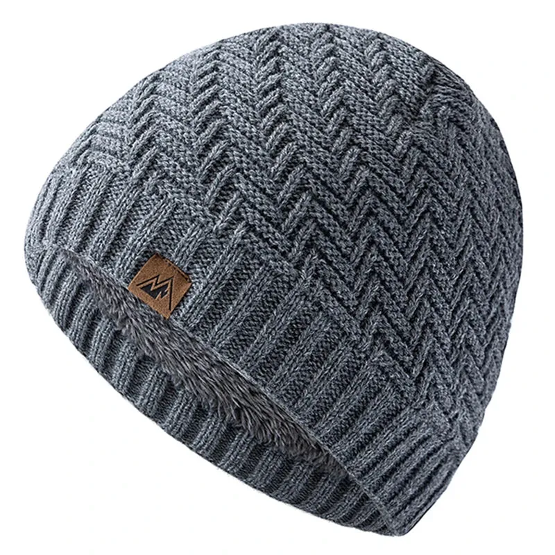 Warme Herren Damen Wintermütze Woll Mütze Fashion Strickmütze Kappe Hut Unisex