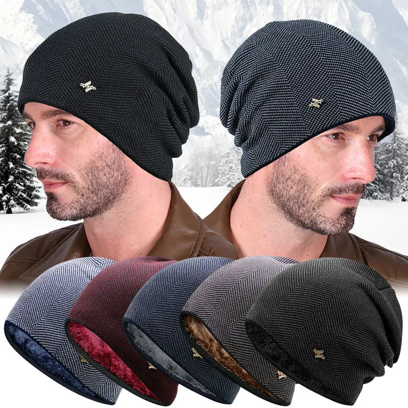 Warme Herren Damen Wintermütze Woll Mütze Fashion Strickmütze Kappe Hut Unisex