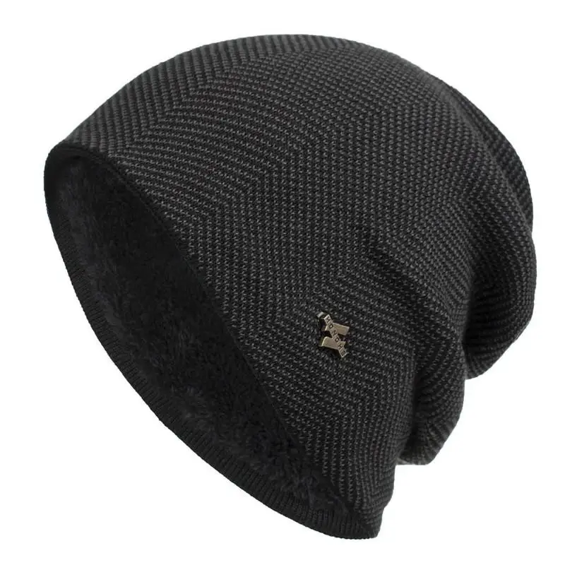 Warme Herren Damen Wintermütze Woll Mütze Fashion Strickmütze Kappe Hut Unisex