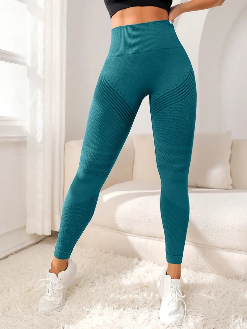 Leggins Donna Push up Vita Alta Pantaloni Sportivi Fitness Yoga Palestra Tuta