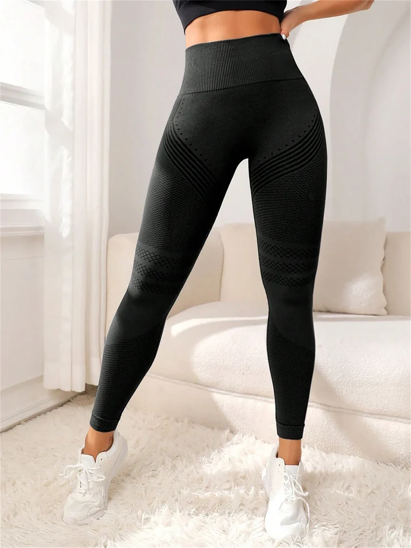 Yoga Leggings Push Up Damen Sport Hose Fitness Gym Stretch Leggins Jogginghose