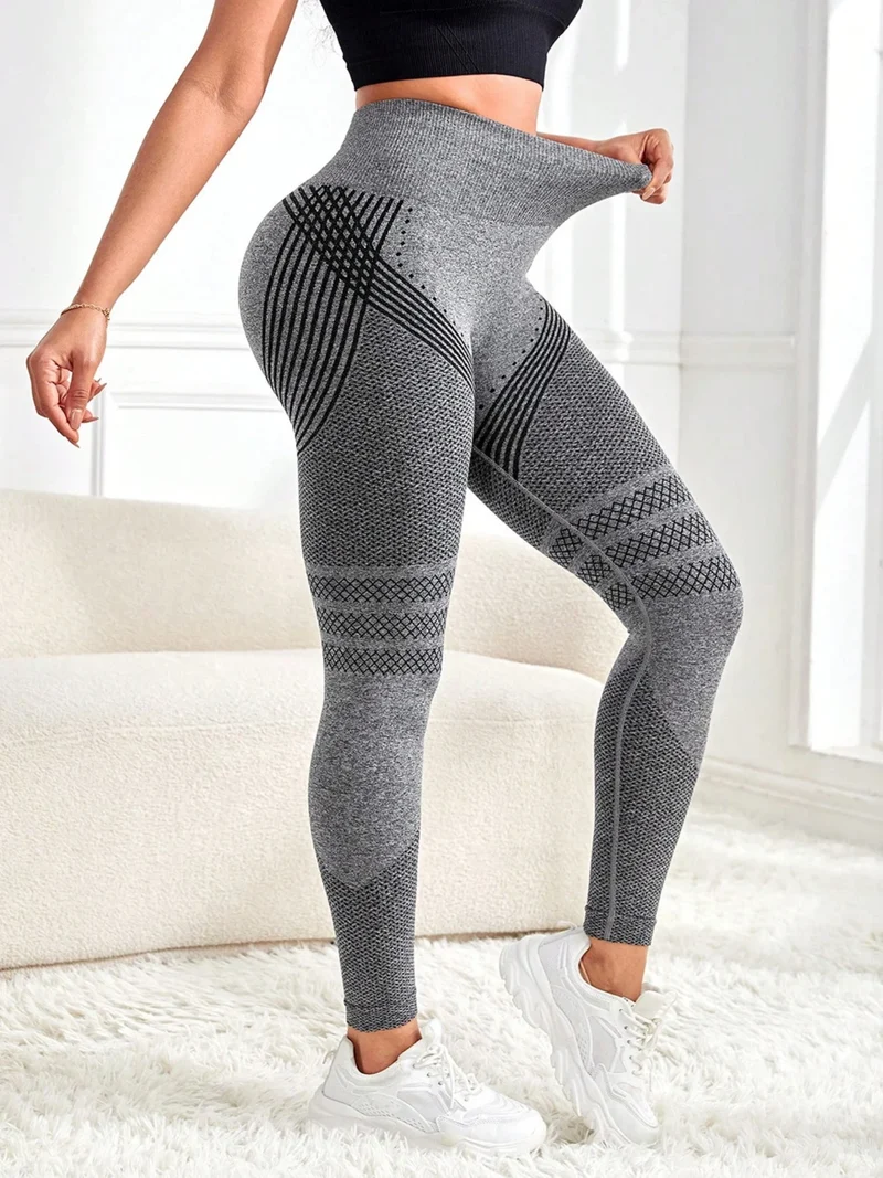 Yoga Leggings Push Up Damen Sport Hose Fitness Gym Stretch Leggins Jogginghose