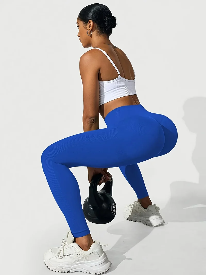 Yoga Leggings Push Up Damen Sport Hose Fitness Gym Stretch Leggins Jogginghose