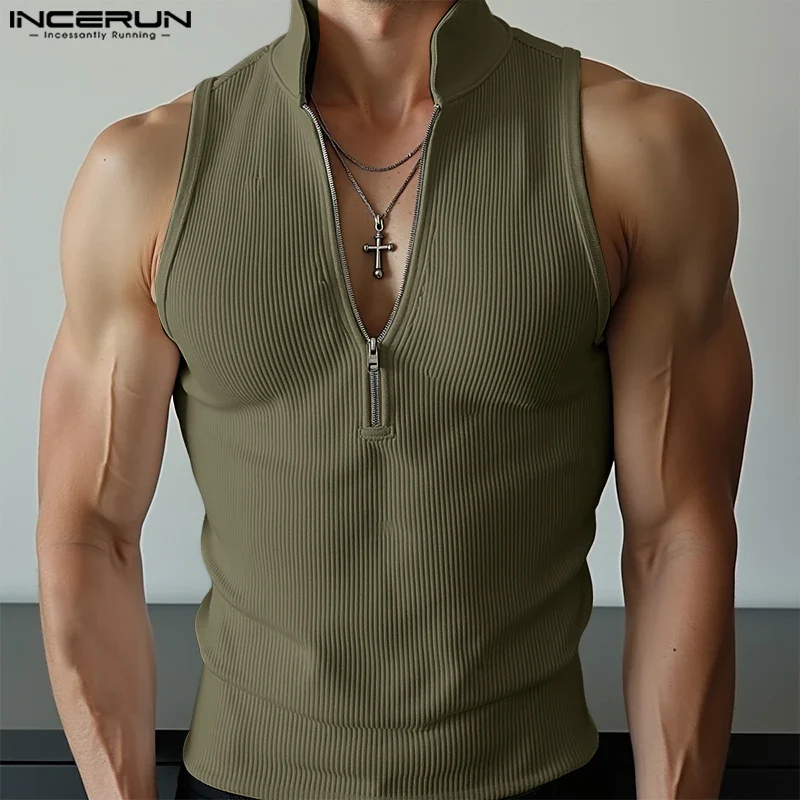 Herren Oberteil Ärmellos Tank Top Sexy Shirt Clubwear Muskel T-Shirt Unterhemd