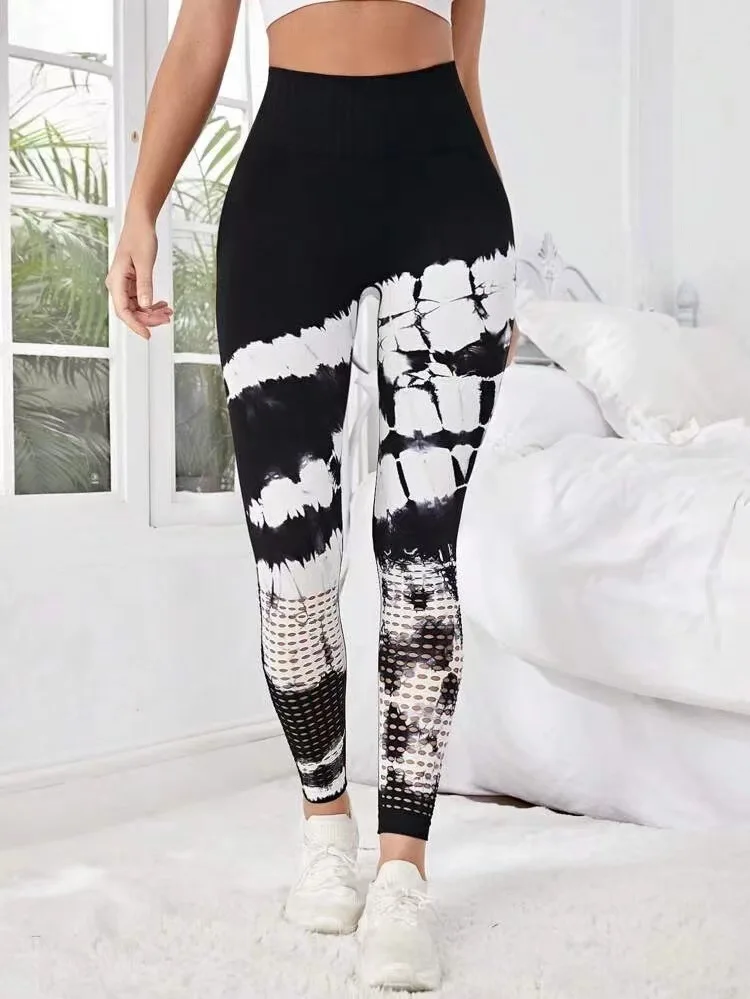 Yoga Leggings Push Up Damen Sport Hose Fitness Gym Stretch Leggins Jogginghose