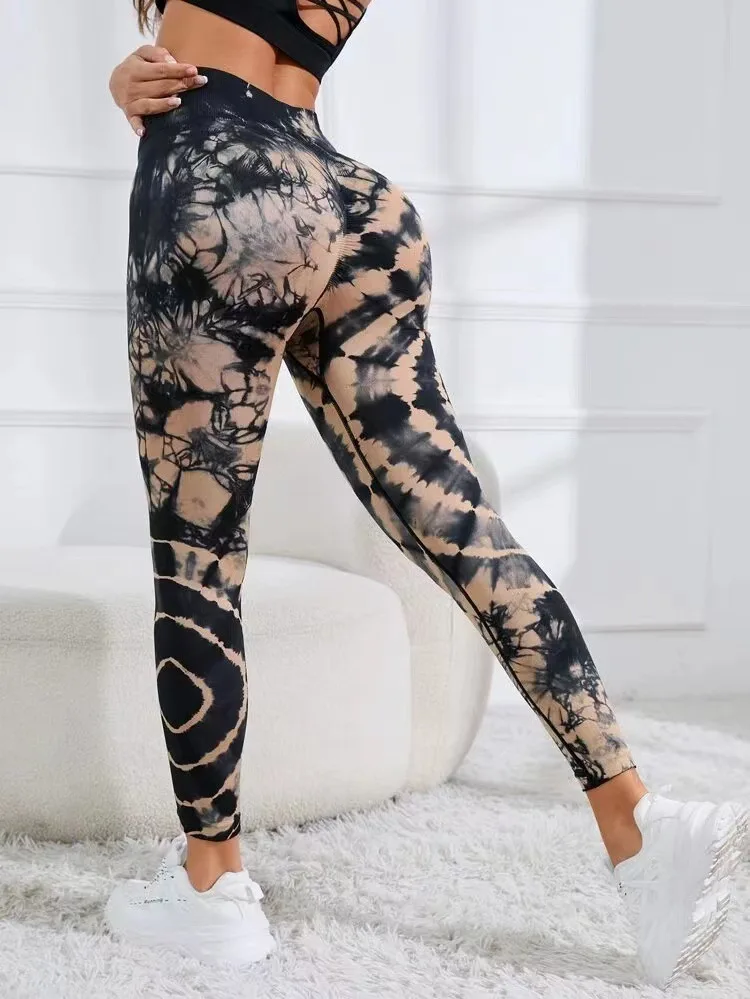 Yoga Leggings Push Up Damen Sport Hose Fitness Gym Stretch Leggins Jogginghose
