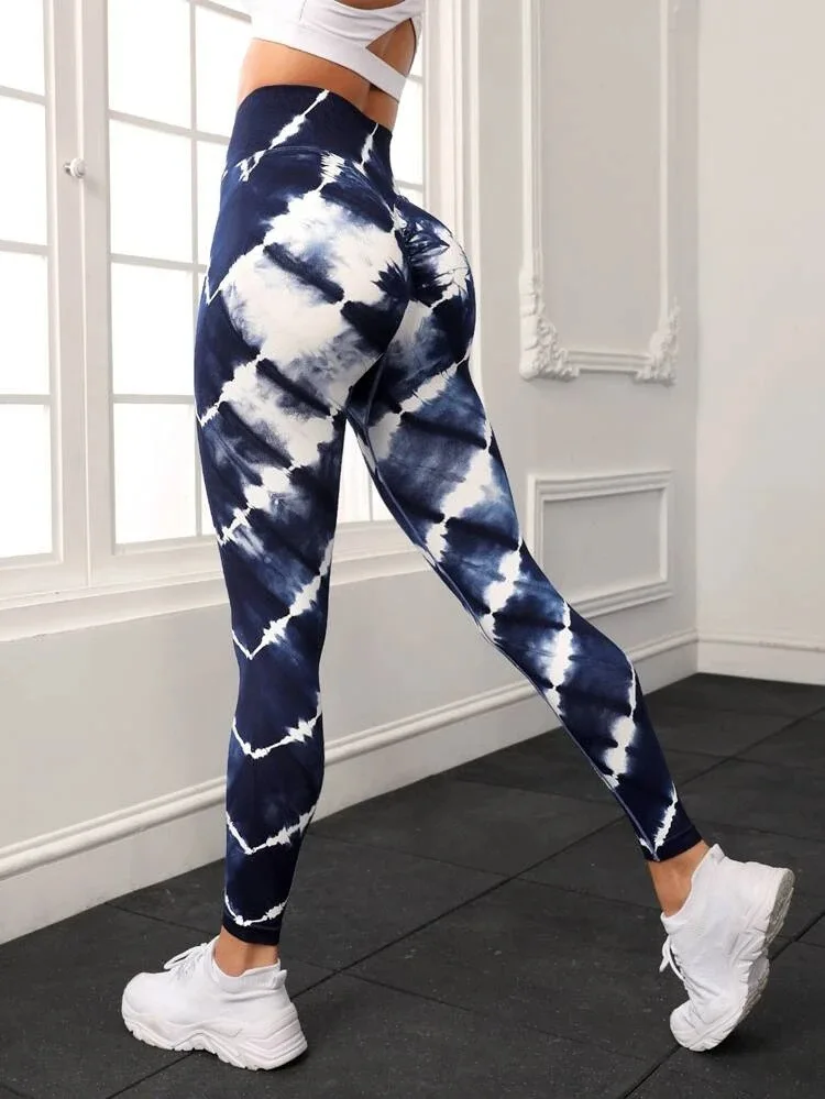 Yoga Leggings Push Up Damen Sport Hose Fitness Gym Stretch Leggins Jogginghose