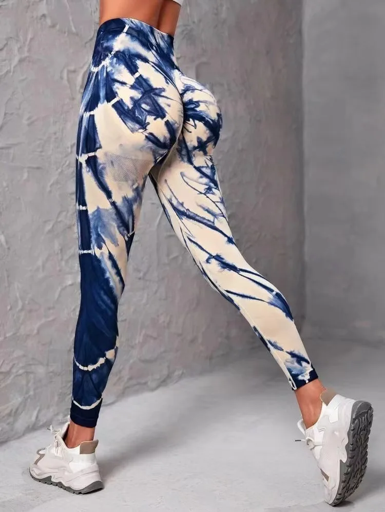 Yoga Leggings Push Up Damen Sport Hose Fitness Gym Stretch Leggins Jogginghose