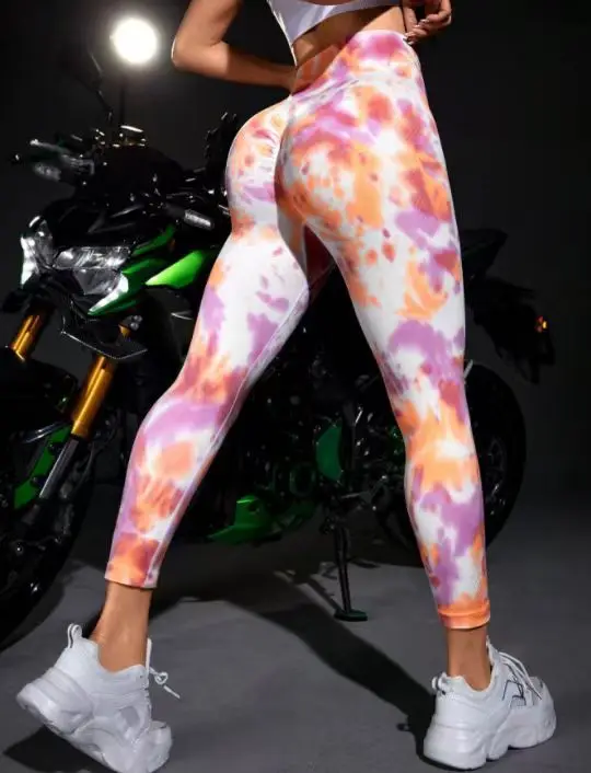 Yoga Leggings Push Up Damen Sport Hose Fitness Gym Stretch Leggins Jogginghose