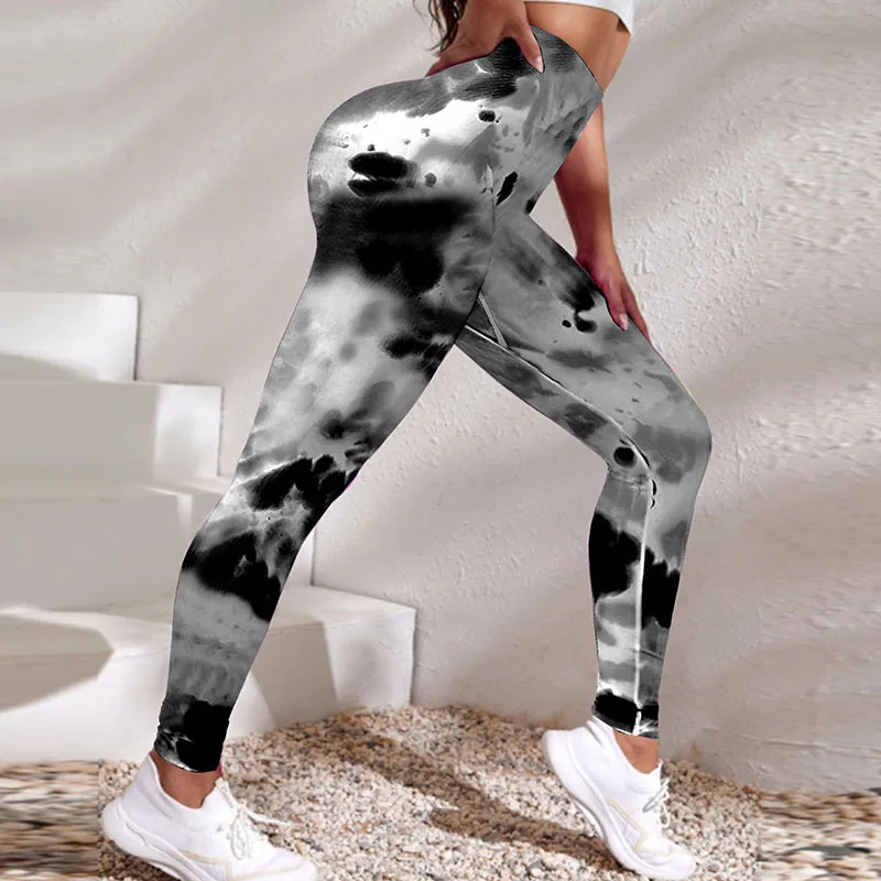 Yoga Leggings Push Up Damen Sport Hose Fitness Gym Stretch Leggins Jogginghose