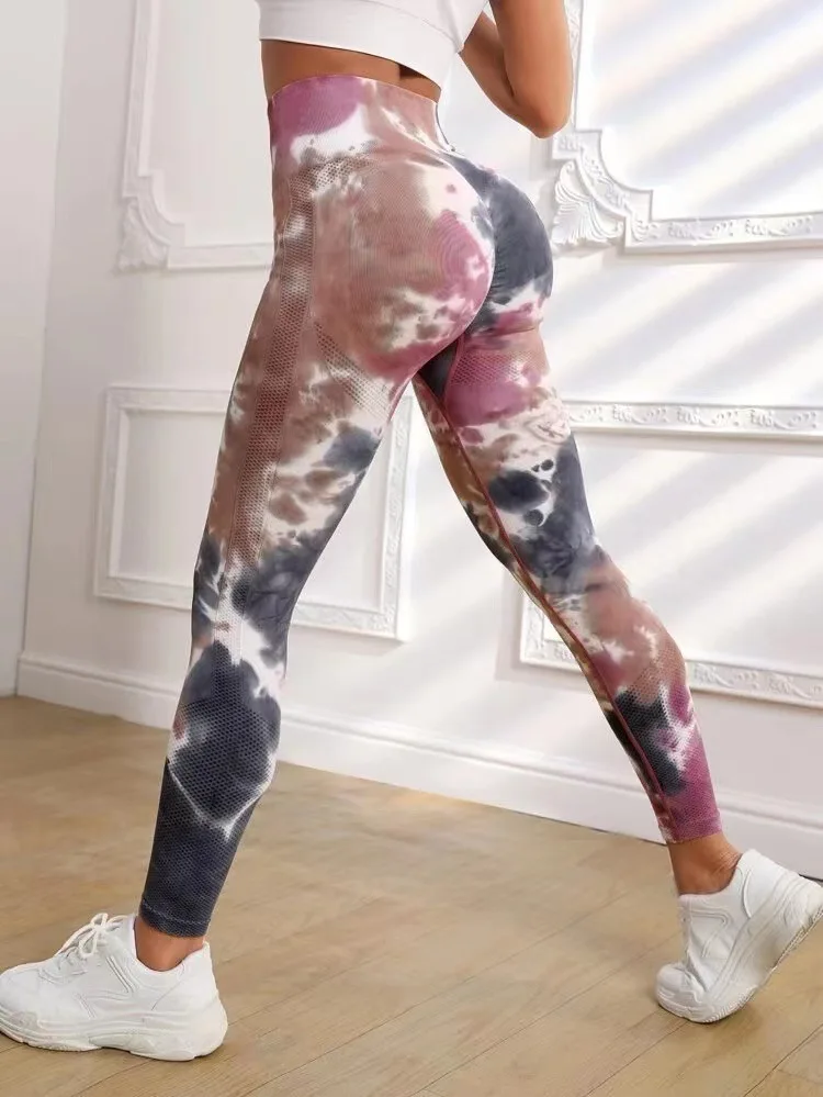 Yoga Leggings Push Up Damen Sport Hose Fitness Gym Stretch Leggins Jogginghose