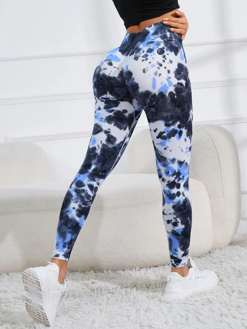 Yoga Leggings Push Up Damen Sport Hose Fitness Gym Stretch Leggins Jogginghose