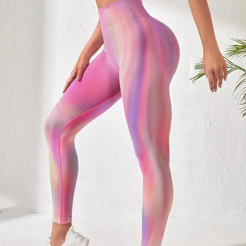 Yoga Leggings Push Up Damen Sport Hose Fitness Gym Stretch Leggins Jogginghose