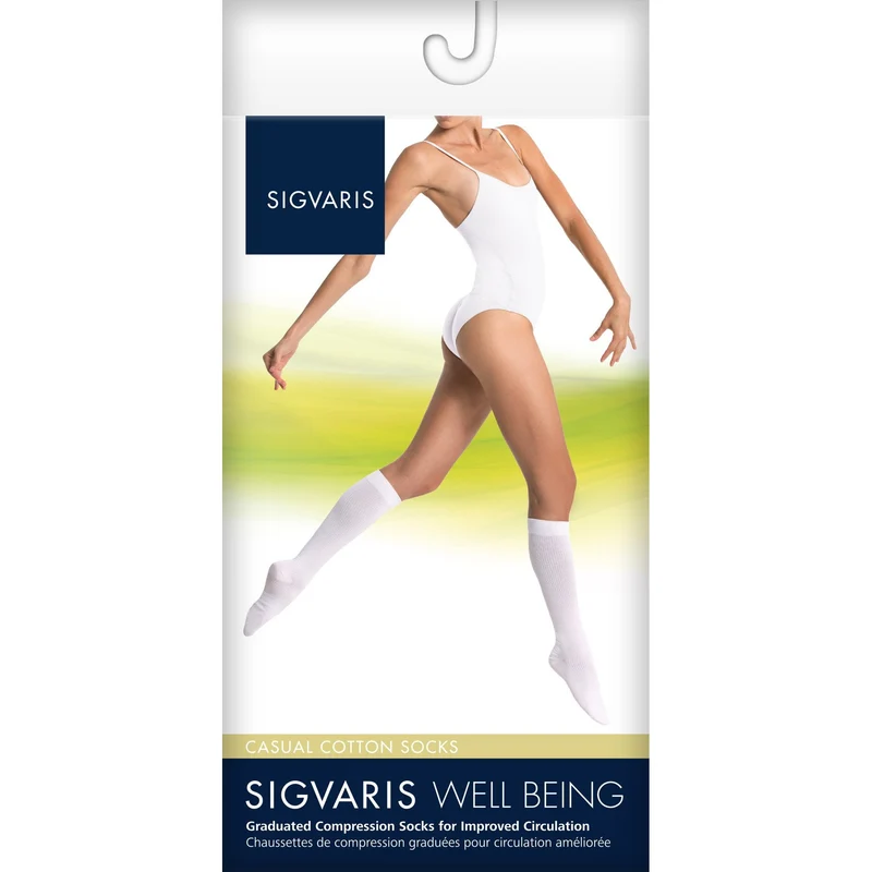 Sigvaris Casual Cotton Women's Knee High 15-20 mmHg