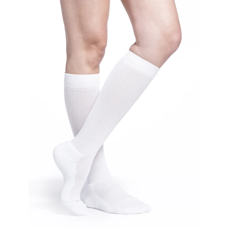 Sigvaris Cushioned Cotton Women's Knee High 20-30 mmHg
