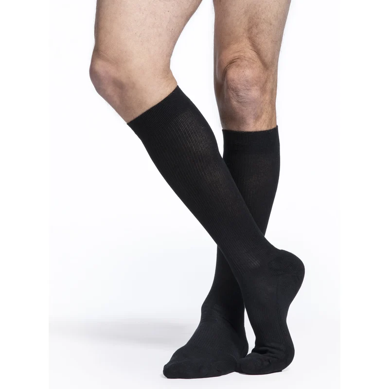 Sigvaris Cushioned Cotton Men's Knee High 20-30 mmHg