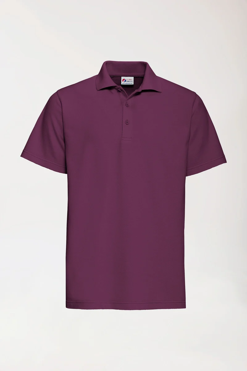 CORE Shirt Unisex - Polokragen pflaume