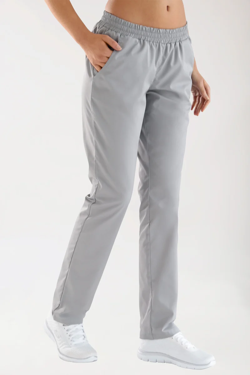 CORE Hose Damen - leicht vertiefter Bund grau
