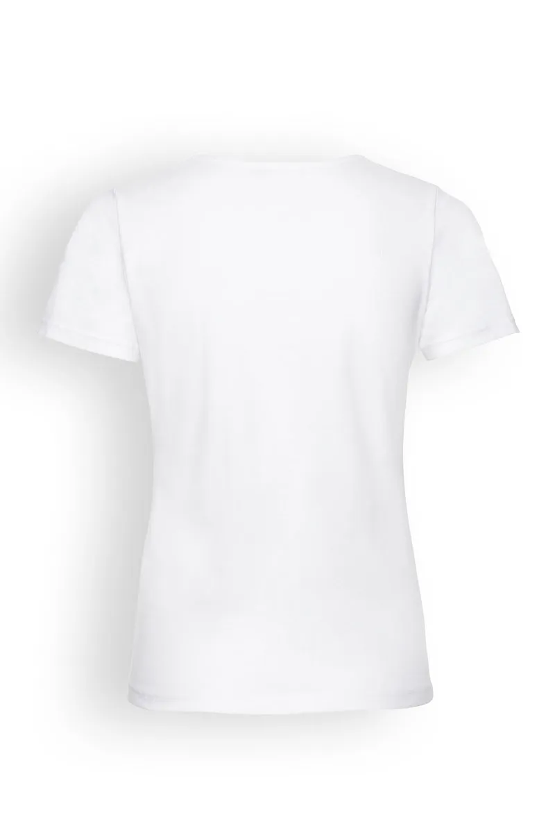Baumwoll Shirts Damen Doppelpack - 1/2 Arm weiß