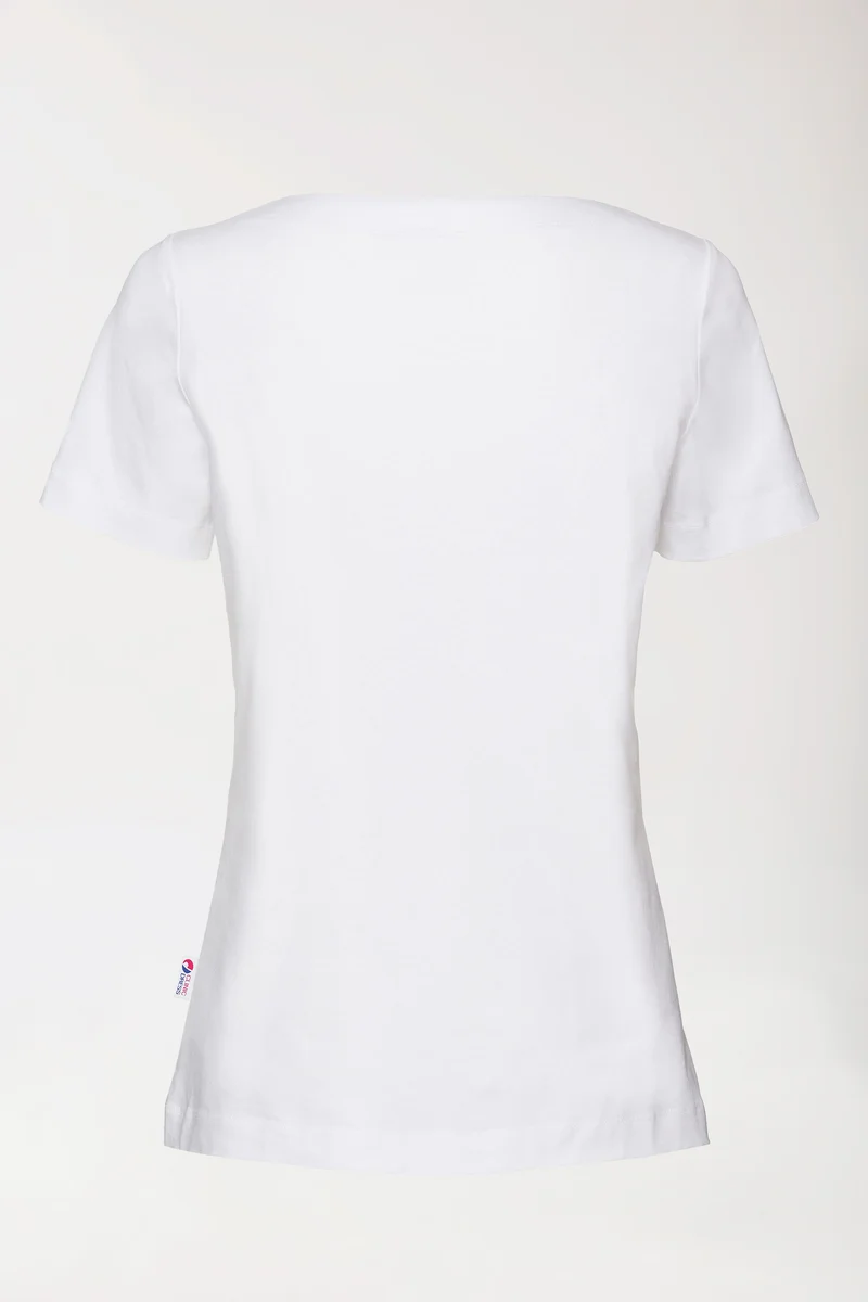 Shirt Damen - 1/2 Arm weiß