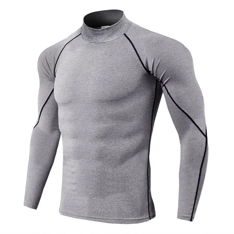 Herren Sport T-Shirt Laufshirt Trikot Kompressionsshirt Funktionsshirt Hemd Top