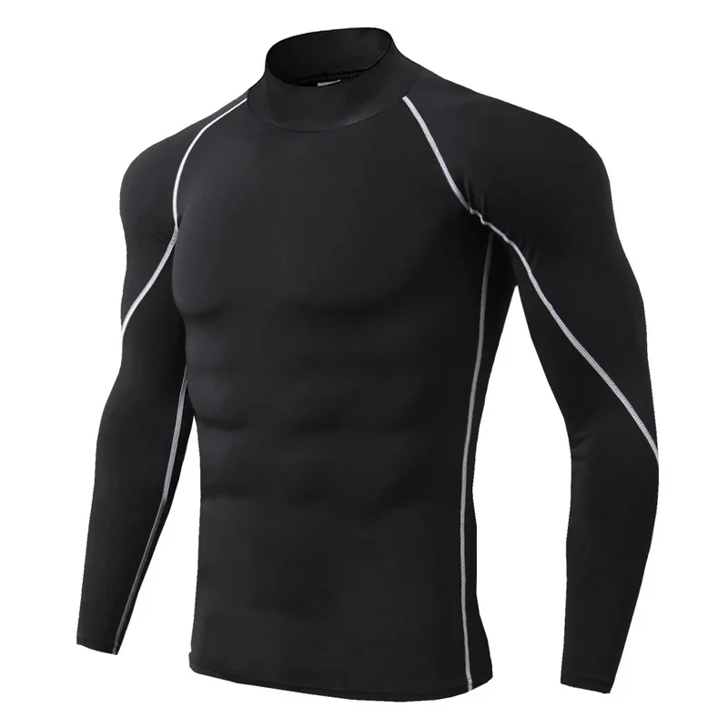 Herren Sport T-Shirt Laufshirt Trikot Kompressionsshirt Funktionsshirt Hemd Top