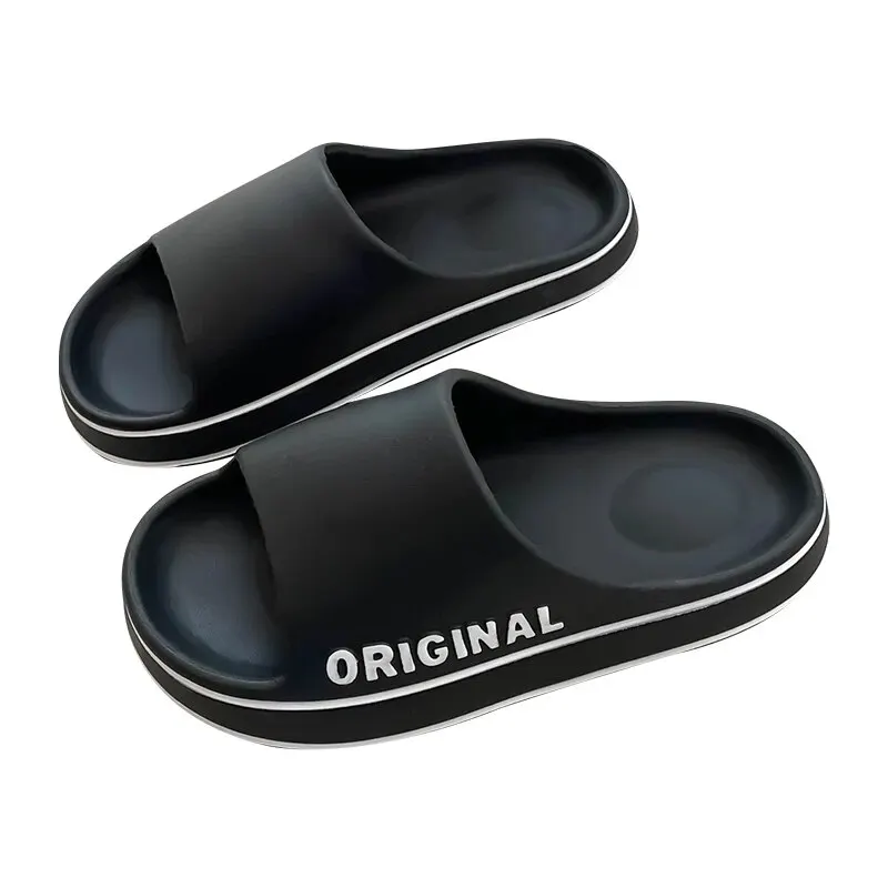 Badelatschen Hausschuhe Flip Flops Frauen Herren Sandalen rutschfeste Sohle