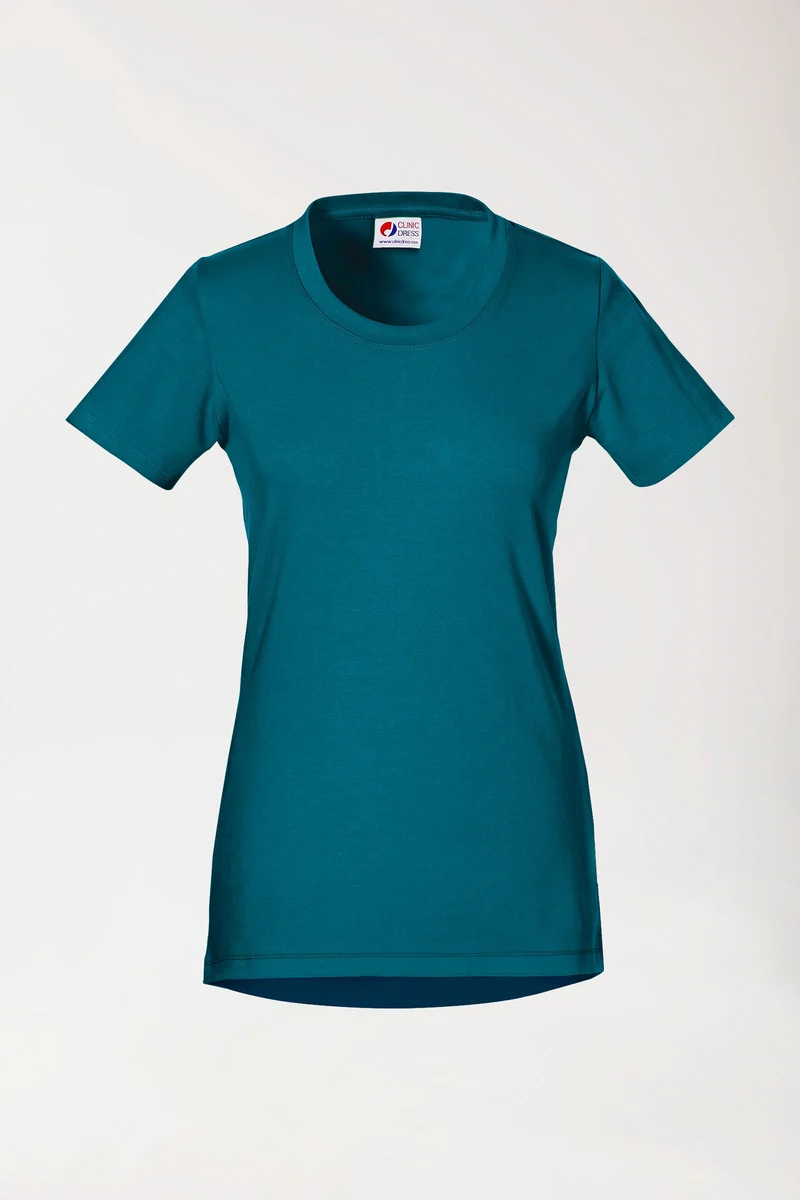 CORE Shirt Damen - Rundhals petrol