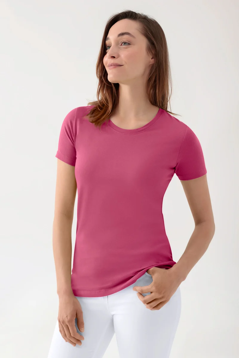 Longshirt Damen Rosenholz 1/2-Arm