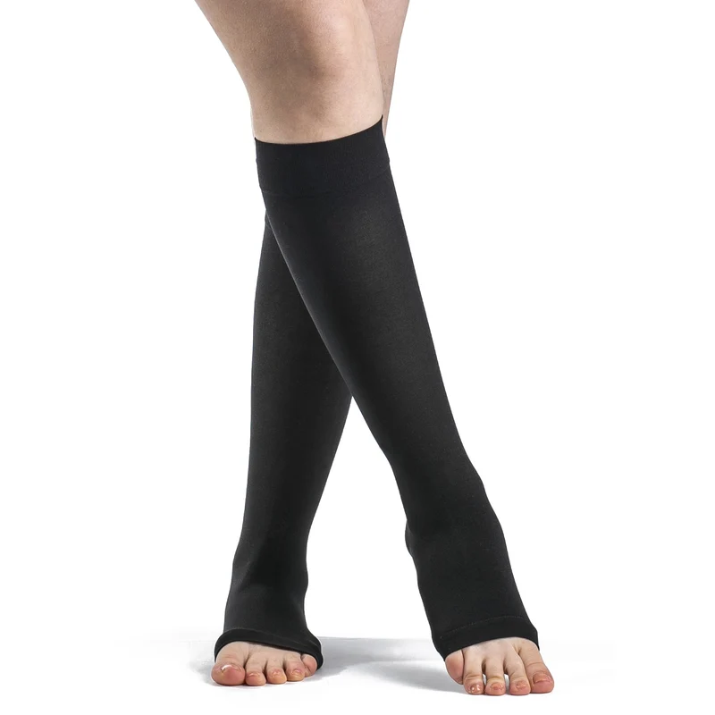 Sigvaris Opaque Knee High 20-30 mmHg, Open Toe