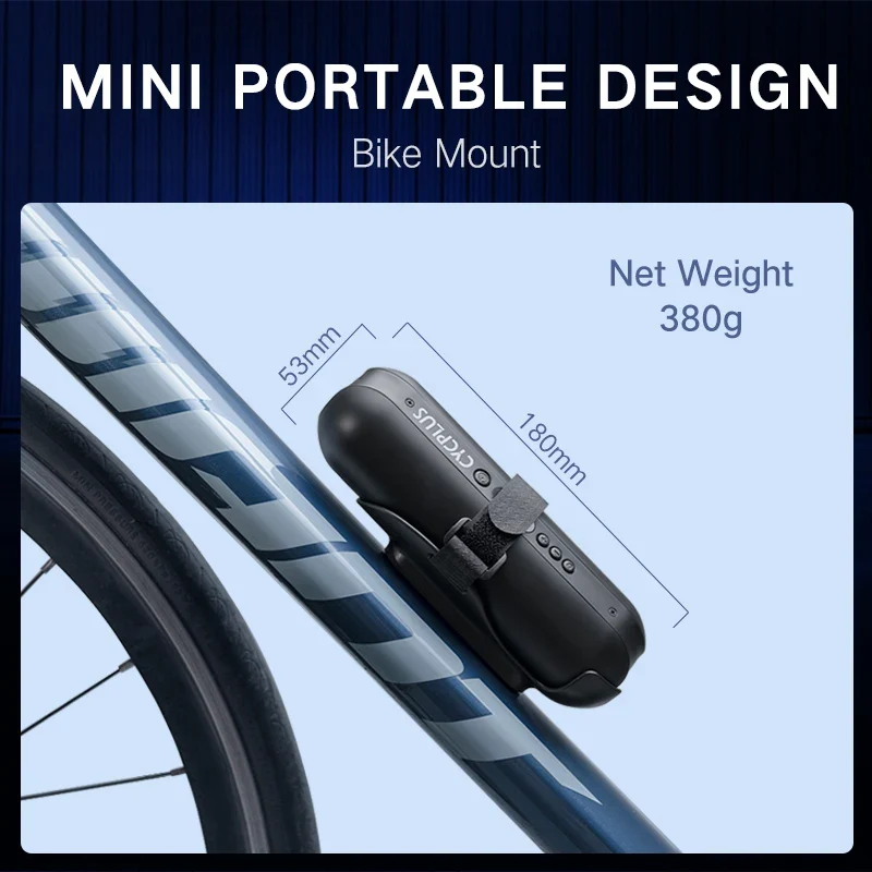 Elektrische Fahrradpumpe Akku Luftpumpe Auto Reifen Kompressor Power Bank