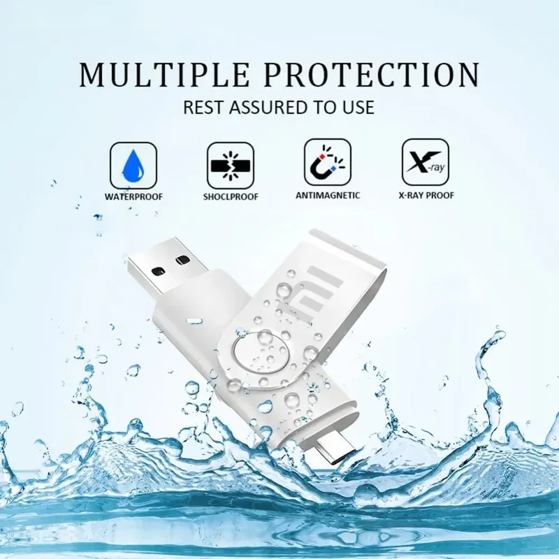 USB Stick 2TB 1TB USB-C Speicherstick Memorystick Flash Speicher Wasserdicht PC