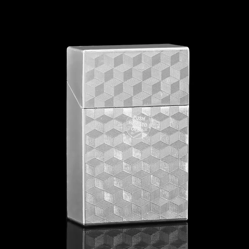 Zigarettenetui Etui 20 Zigaretten Box Dose Metall BigBox Tabakdose Klappdeckel